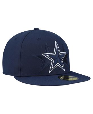 Men's Navy Dallas Cowboys Tri-Hit 59FIFTY Fitted Hat