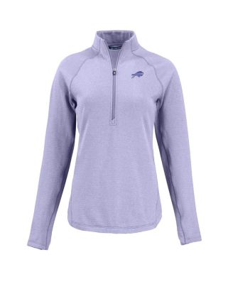 Women's Purple Buffalo Bills Peshastin Eco Fleece Half-Zip Sweatshirt