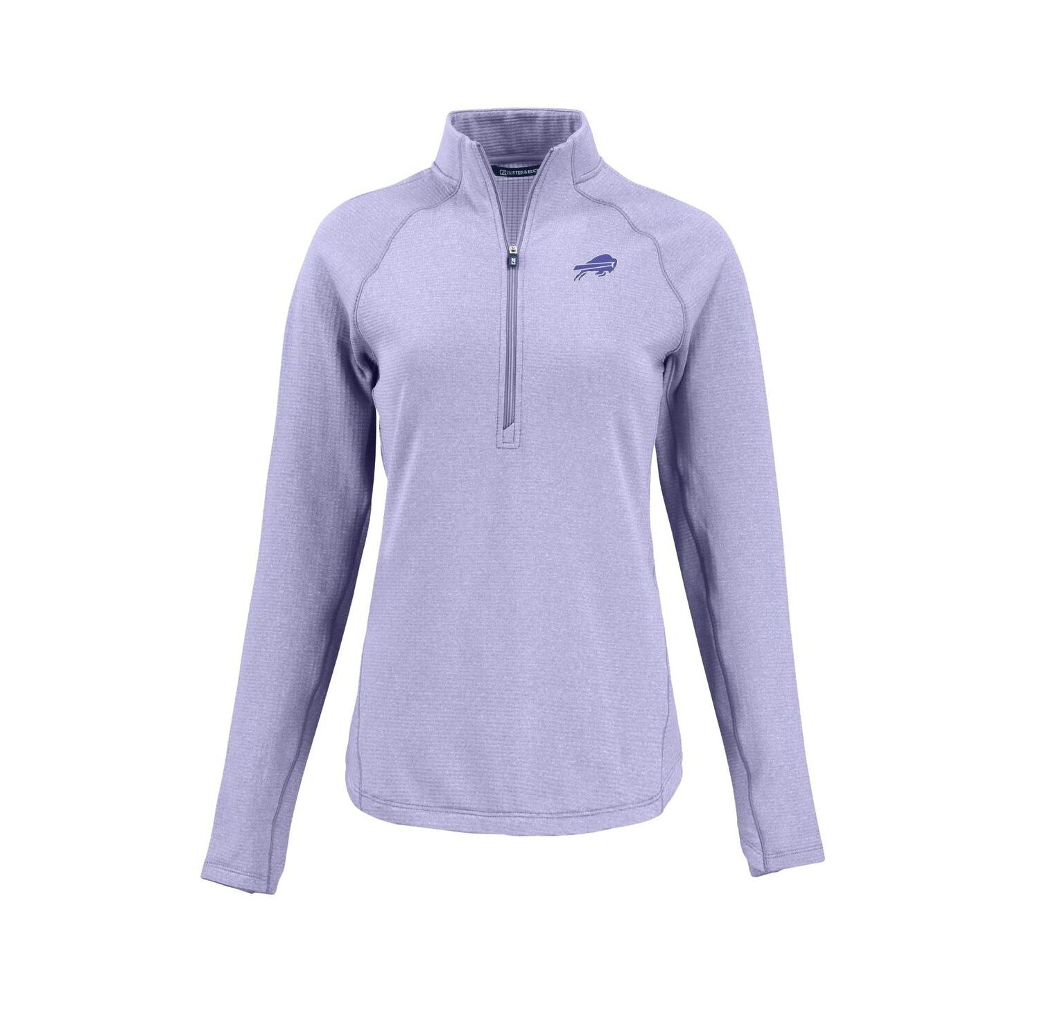 Women's Purple Buffalo Bills Peshastin Eco Fleece Half-Zip Sweatshirt