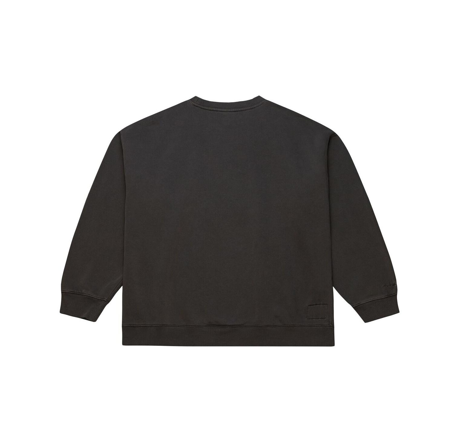 Men's Black Minnesota Vikings Downtown Crew Vintage Logo Sweatshirt