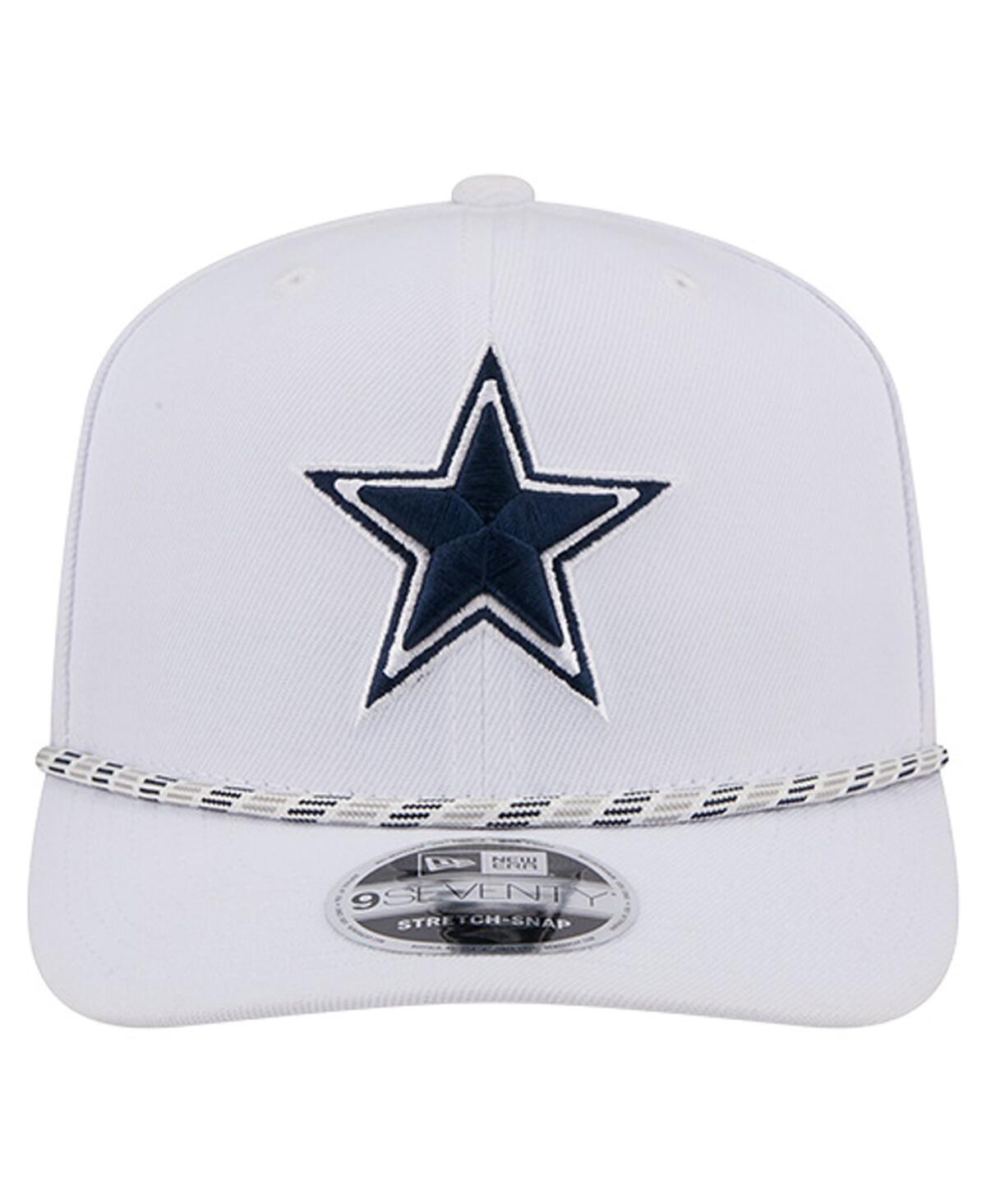 New Era Men's White Dallas Cowboys Gameday Multi Rope 9seventy Adjustable Hat In Gray