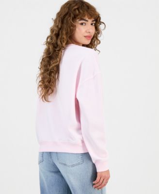 Juniors' Bear Ski Fleece Crewneck Sweatshirt