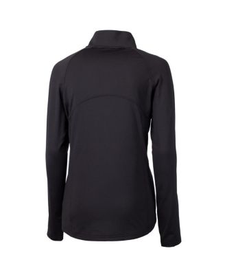 Women's Black Jacksonville Jaguars Adapt Eco Knit Stretch Half-Zip Pullover Sweatshirt