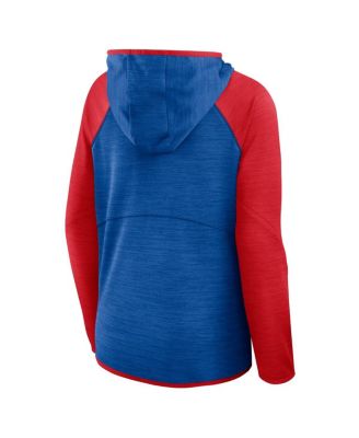 Women's Royal Buffalo Bills Plus Size End Around Pass Full-Zip Hoodie