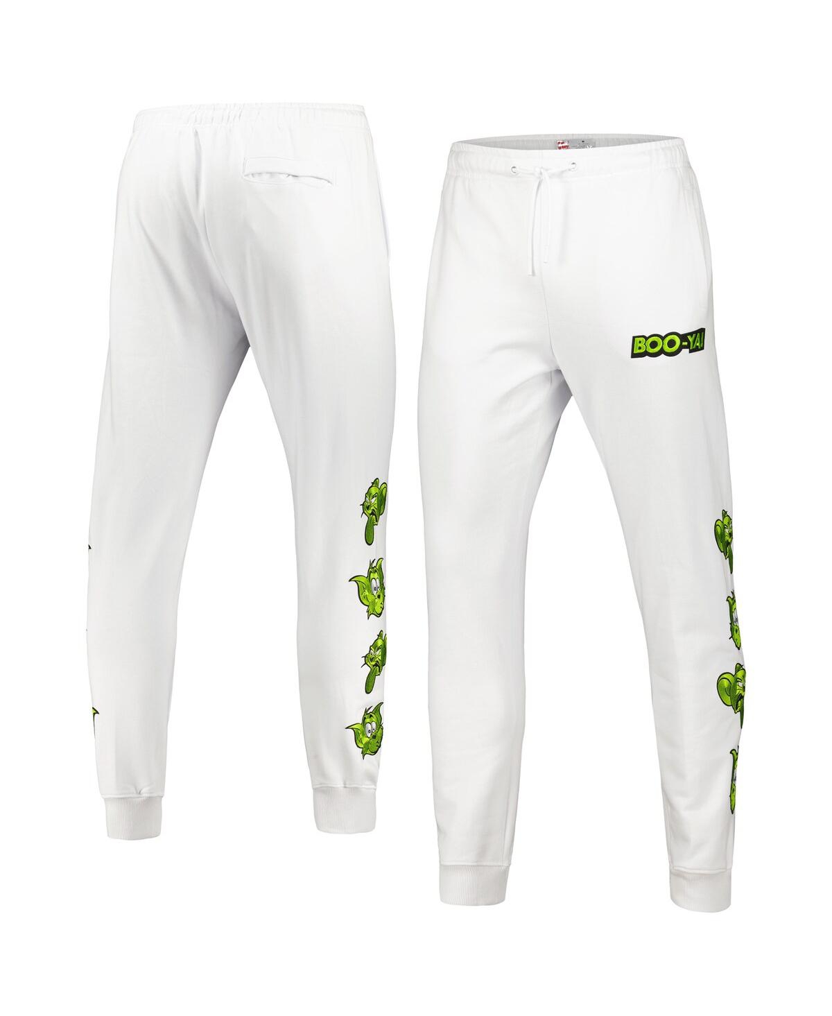 Freeze Max Men's White Tom And Jerry Trippy Jogger Pants In White