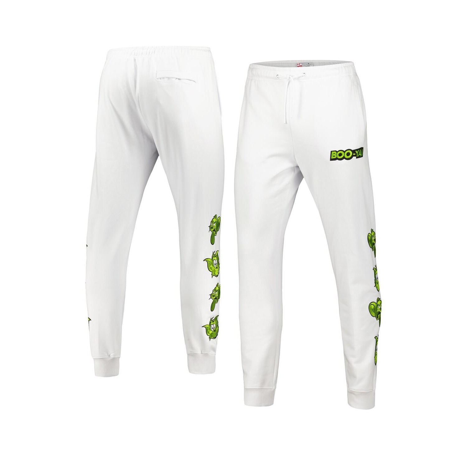 Men's White Tom and Jerry Trippy Jogger Pants