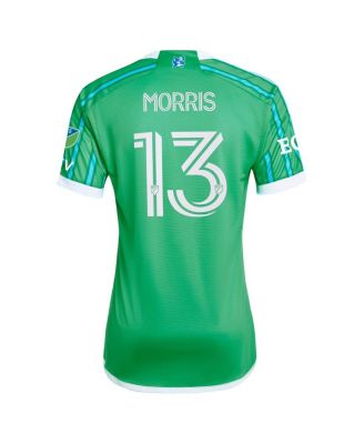 Men's Jordan Morris Green Seattle Sounders FC 2024 The Anniversary Kit Authentic Player Jersey