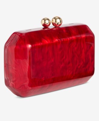 Acrylic Swirl Minaudiere Clutch, Macy's Exclusive