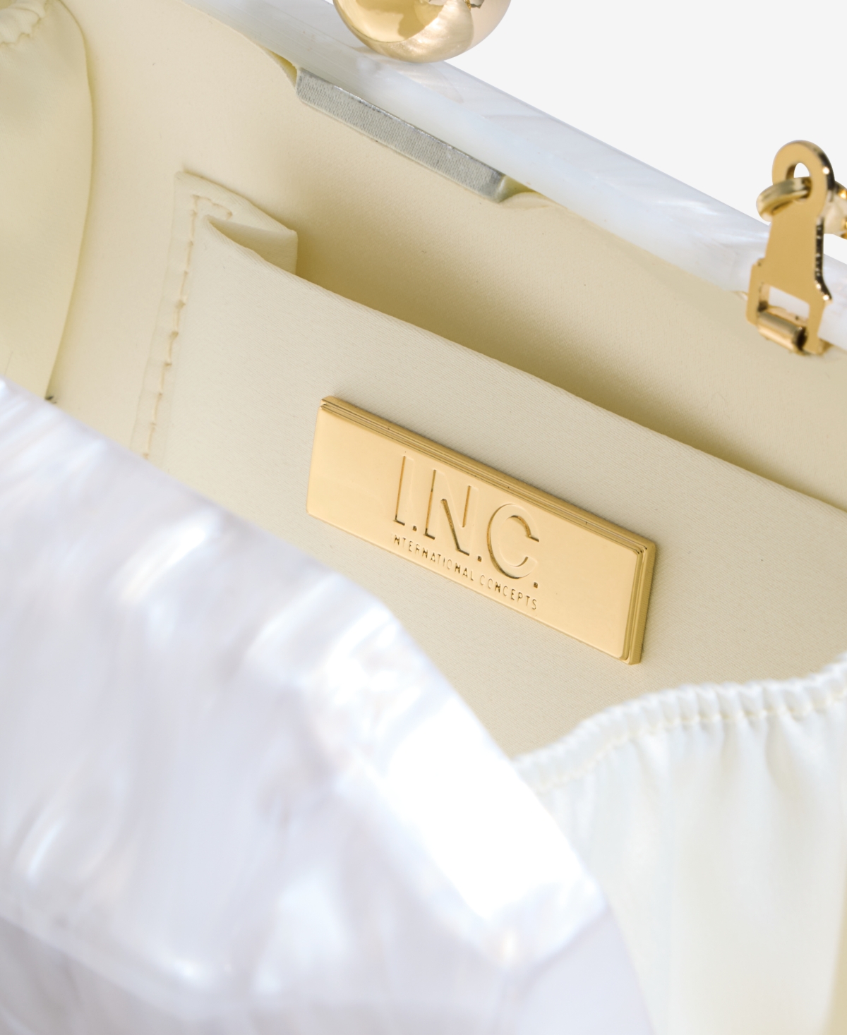 I.n.c. International Concepts Mini Acrylic Swirl Minaudiere Clutch, Macy's Exclusive - Acrylic