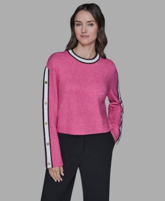 Petite Crewneck Long-Sleeve Sweater