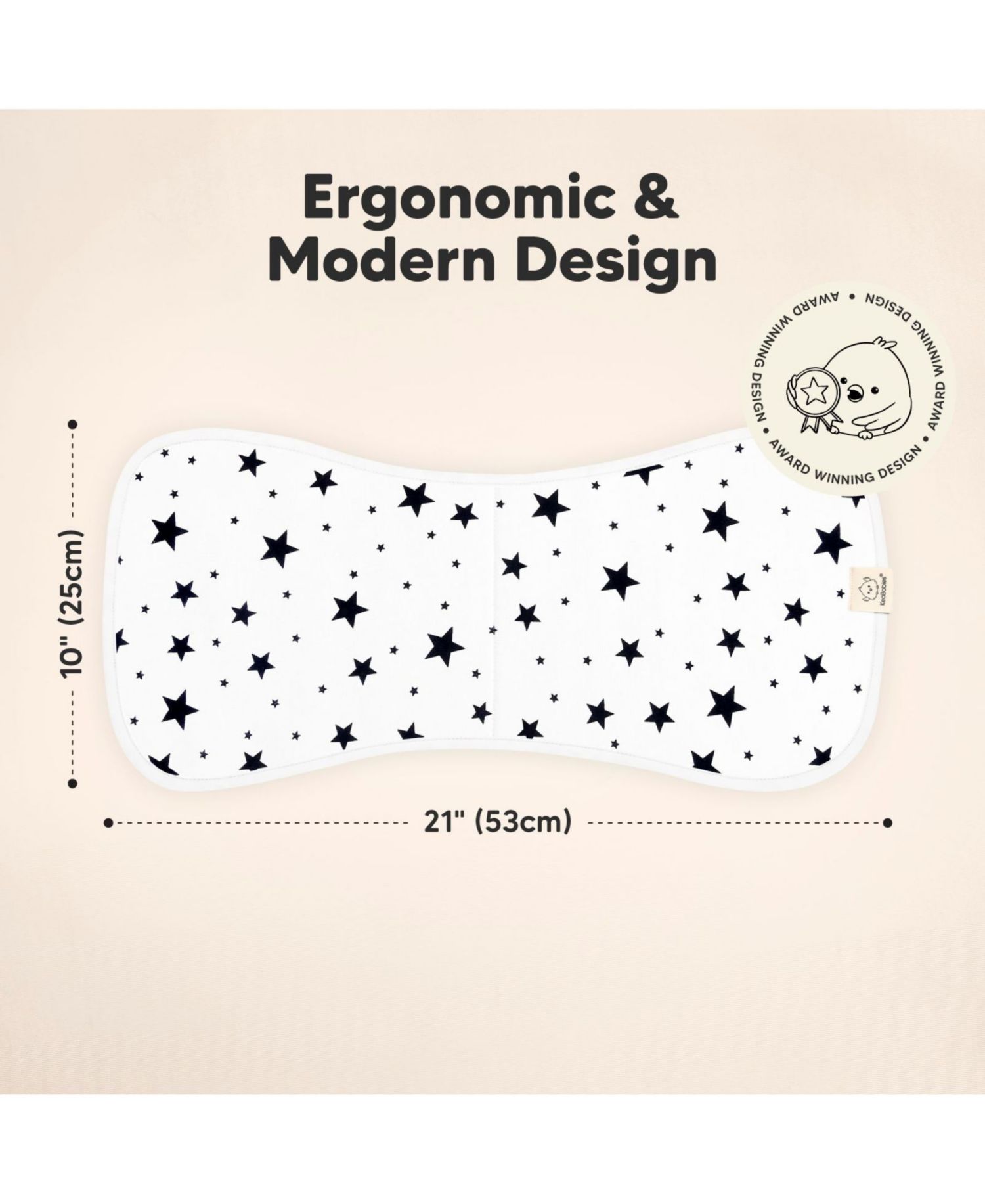 Kids Urban Baby Burp Cloths, Organic Burping Cloth for Babies, Burp Rags for Baby Girls, Boys