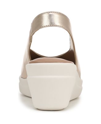Women's Sutton Slingback Leather Wedges
