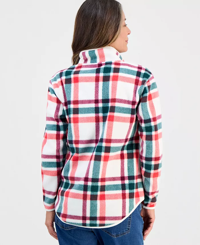 Petite Fleece Mock Neck Sweatshirt - thumbnail 5