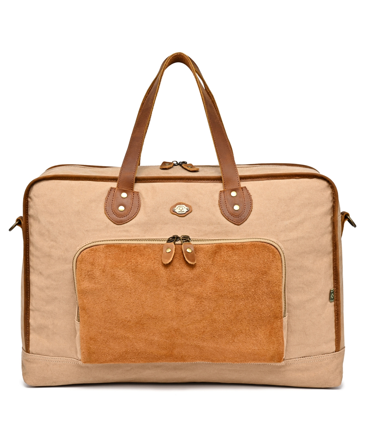 Tsd Brand Valley Oak Convertible Weekender Duffle Bag