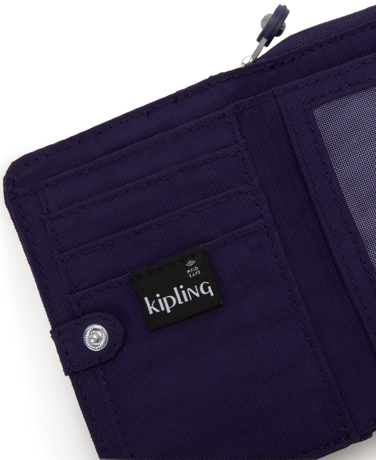 Kipling Money Love Small Wallet In Purple