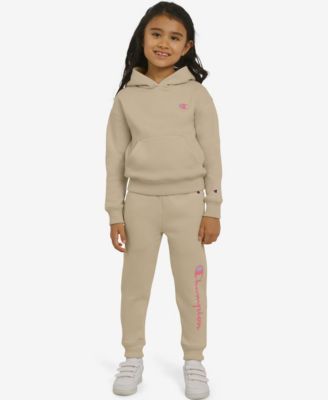Champion - Girls 2-Piece Hoodie and Joggers Set