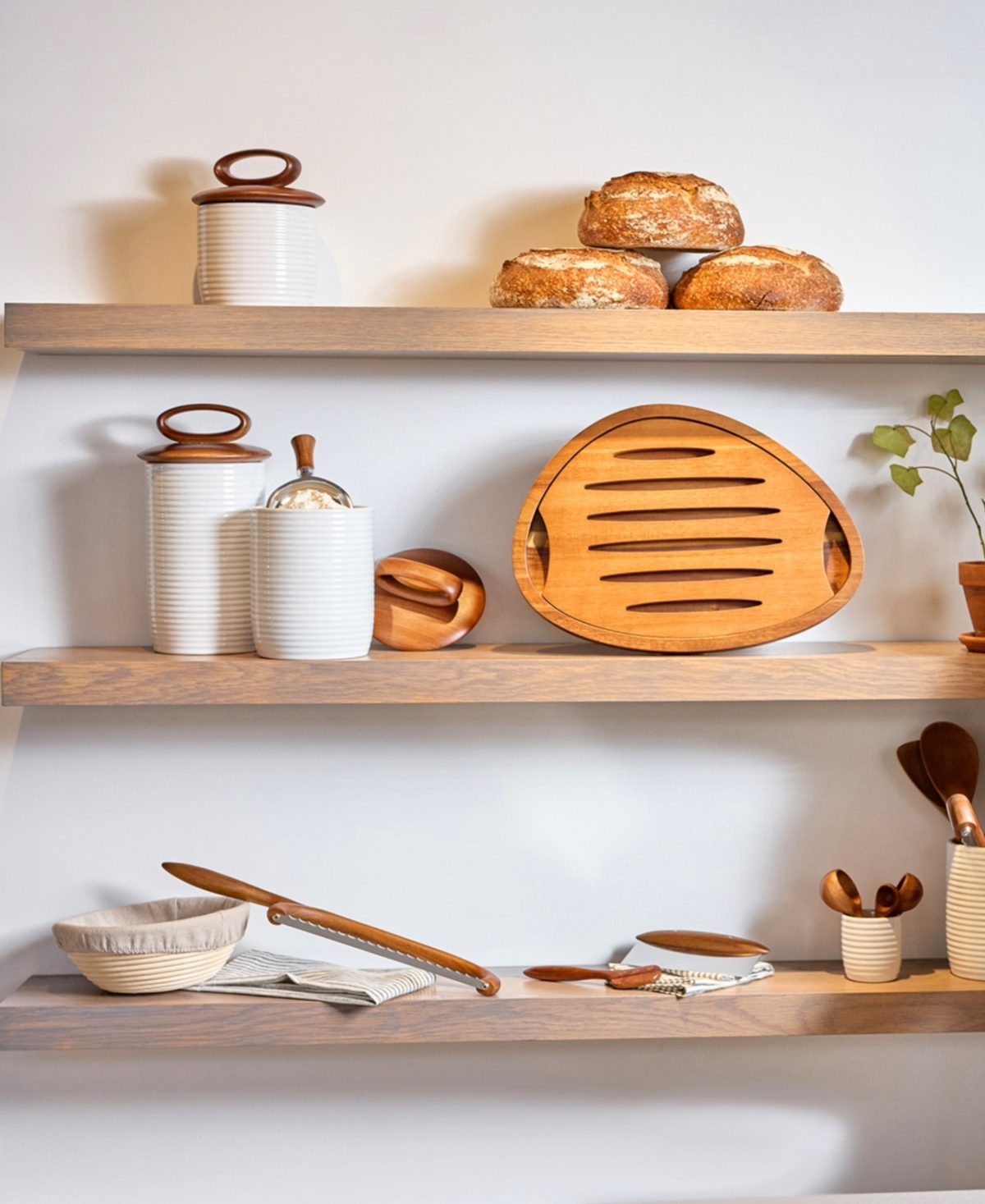 Nambe Breaking Bread Medium Canister