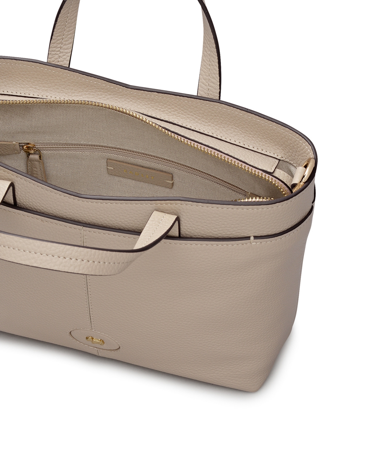 Radley London Maldon Mews Small Zip Top Grab Handbag In Neutral