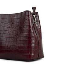 Dukes Place Faux Croc Small Compartment Crossbody Bag