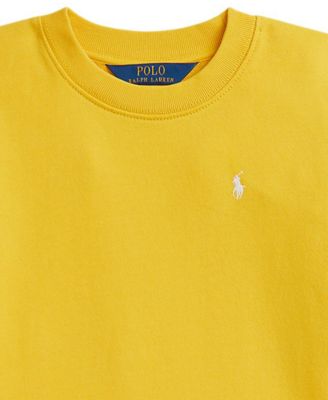 Girls' 2T-6X Striped Skirt Loop Back Fleece Dress