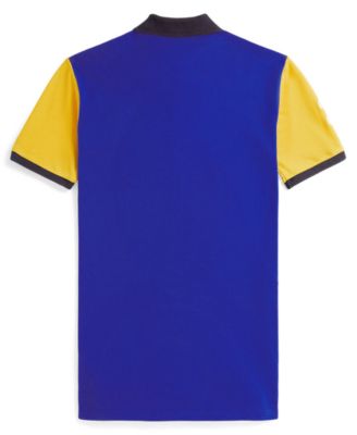 Girls' 7-16 Color-Blocked Polo Collar Dress