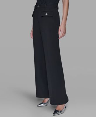 KARL LAGERFELD PARIS - Petite Ankle Pants