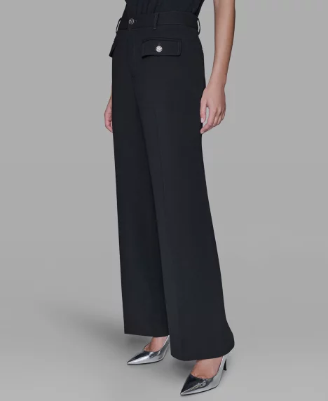 Petite Ankle Pants - Black