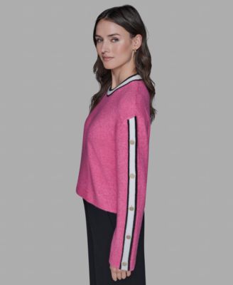 Petite Crewneck Long-Sleeve Sweater