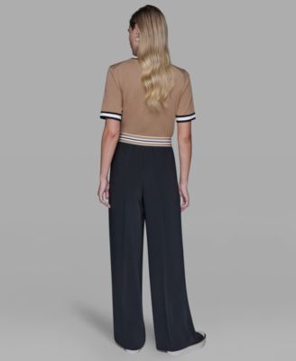 Petite Straight-Leg Ankle Pants