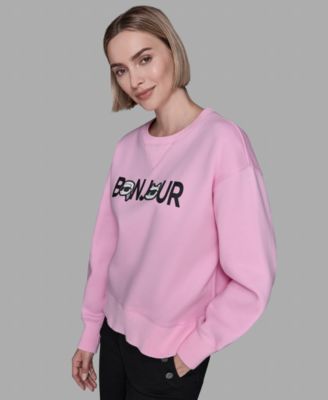 Petite Bonjour Crewneck Sweater
