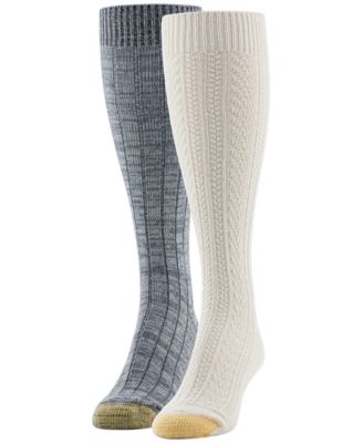Gold Toe - Women's 2-Pack Cable Knee High Socks