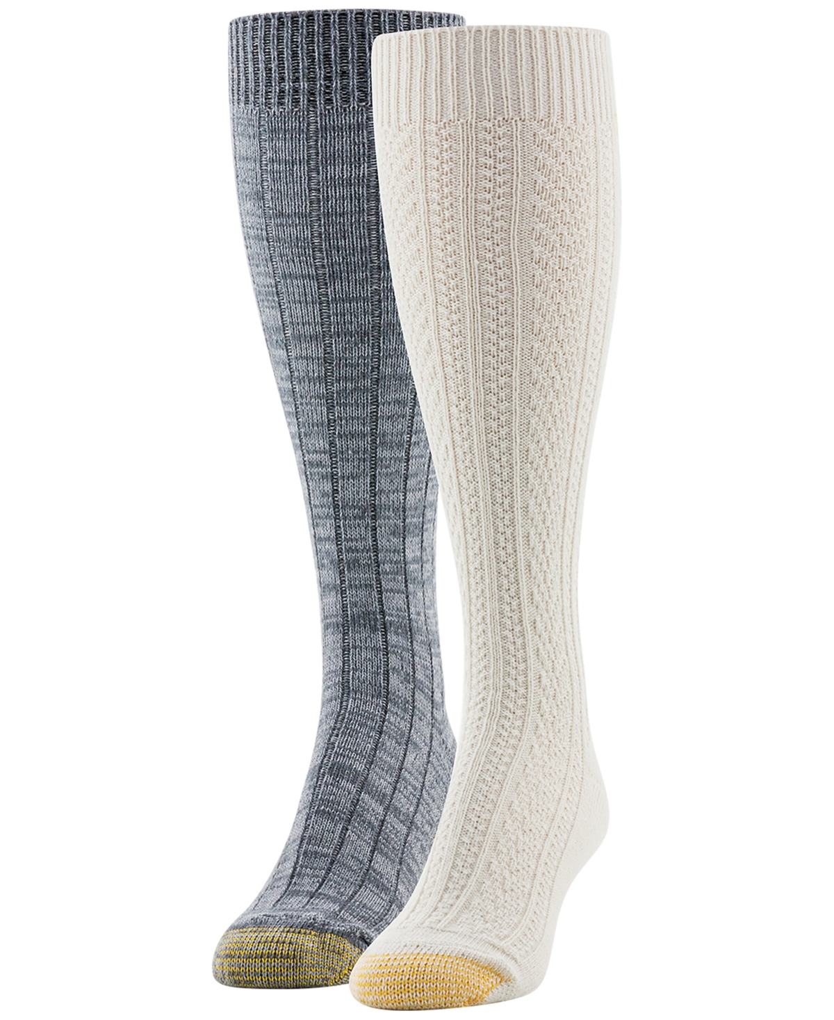 Gold Toe Women's 2-pack Cable Knee High Socks In Multi