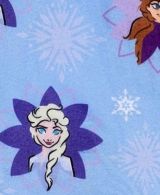 Girls' Toddler 2T-4T Frozen Notch Collar Top and Pants, 2-Piece Pajama Set