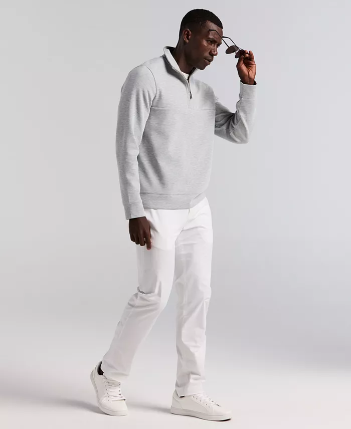 Men's Neoprene Quarter-Zip Long-Sleeve Sweater - thumbnail 3
