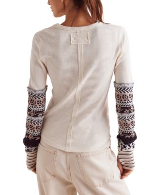 Women's All In Cuff Long-Sleeve Top