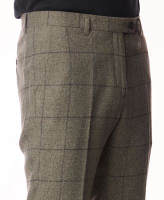 Men's Downing Slim-Fit Sage Windowpane Pants