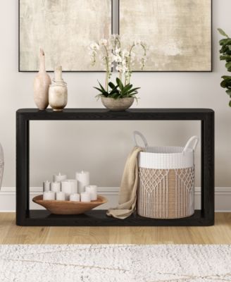 Kellan 52" Wood Wide Rectangular Console Table