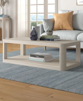 Stellan 47" Wood Wide Rectangular Coffee Table