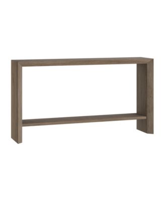 Osman 55" Wood Wide Rectangular Console Table