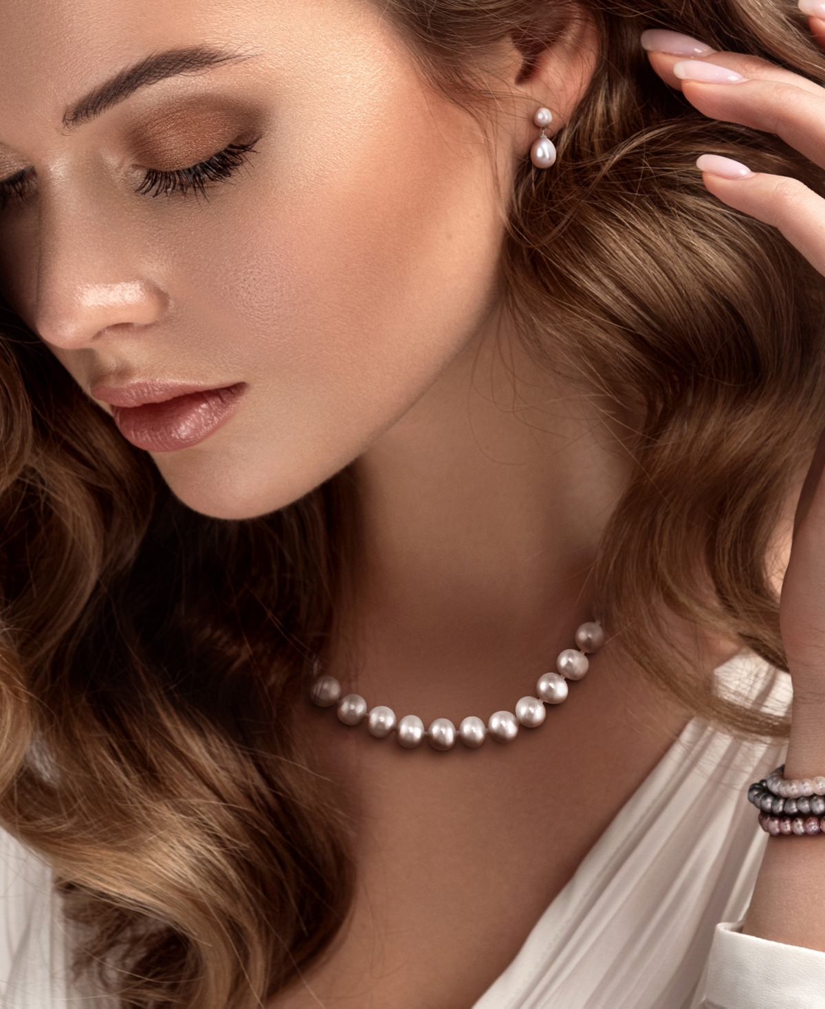 Macy's 5-Pc. Freshwater Pearl Jewelry Set in Sterling Silver