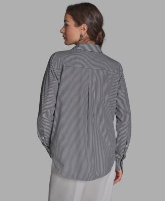 Women's Button-Down Long-Sleeve Top