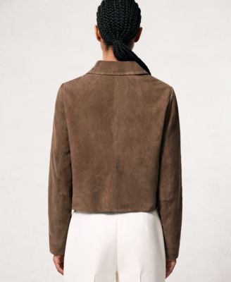 Women's Drew Cropped Suede Jacket
