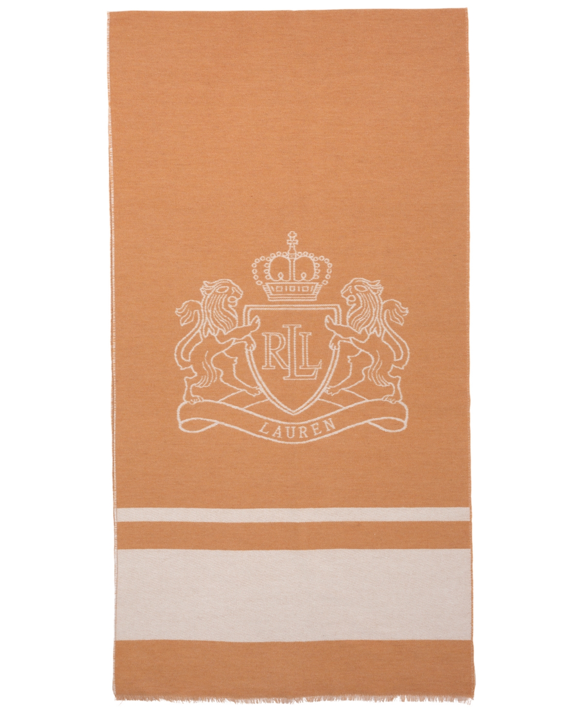 Lauren Ralph Crest Jacquard Wrap