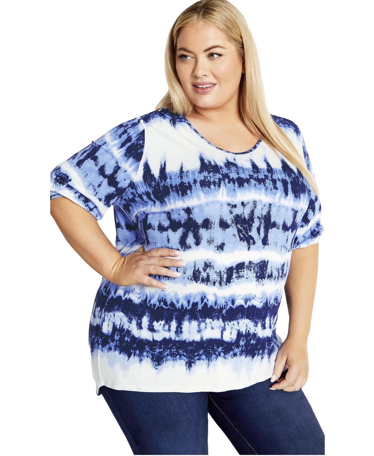 Women's Plus Size Leila Print Top