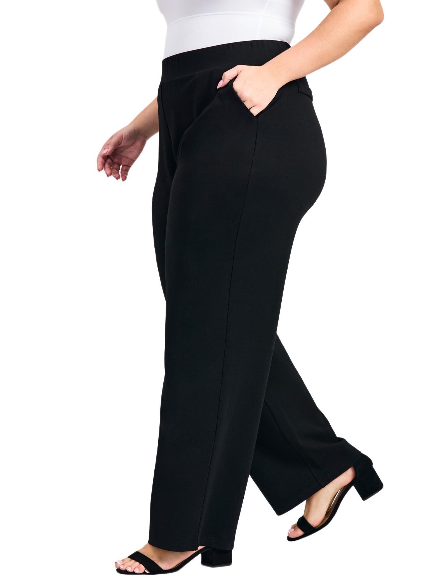 Women's Zoe Ponte Straight Leg Pants
