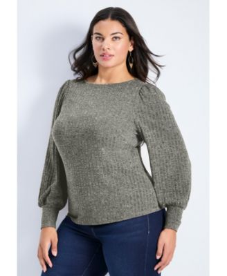 Women's Jessica Rib Hacci Knit Top