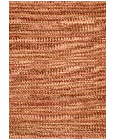 D Style Natural Jute Merlot Area Rugs
