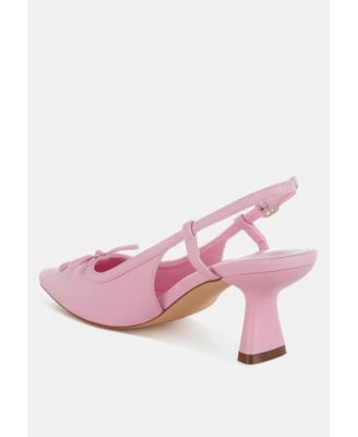 Womens Danvers Kitten Heel Pointy Slingbacks