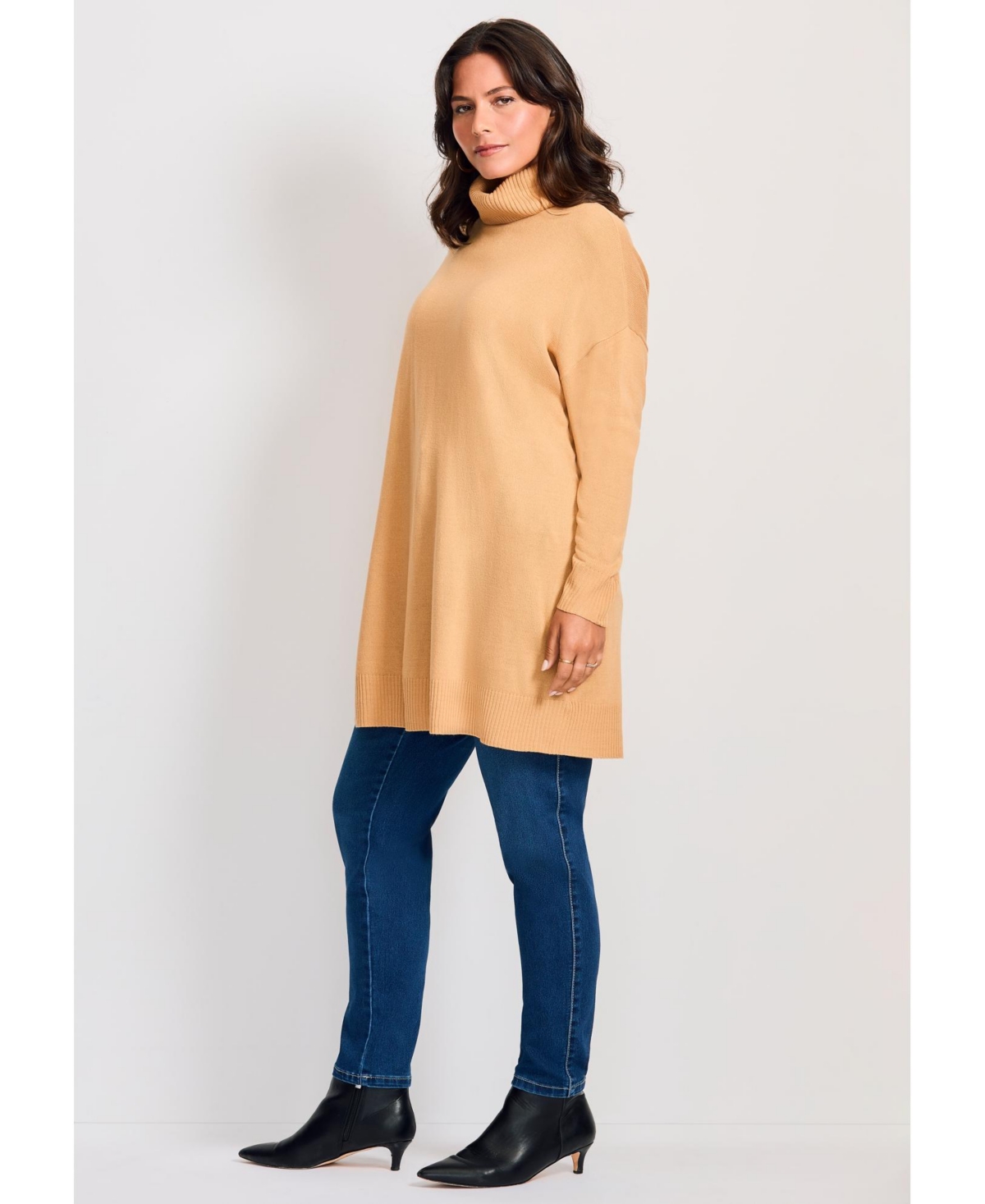 Avenue Women's Turtleneck Tunic Sweater