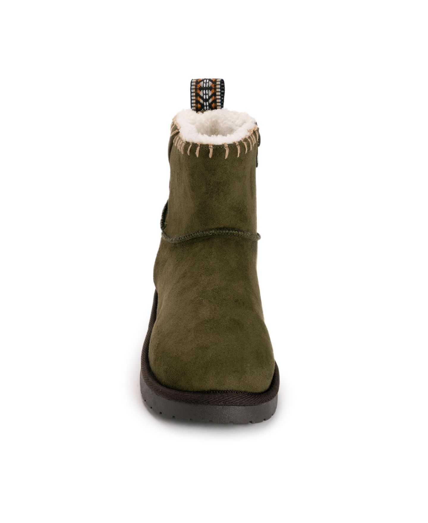 Тапочки MUK LUKS Softones By Unisex Adjustable Velour Slipper, цвет: Серый — фото 4